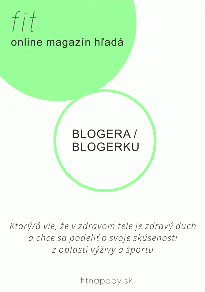 Hľadáme blogera/blogerku!